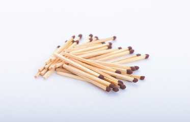 group of matches on the desk