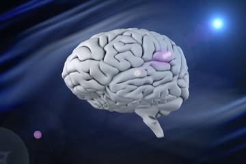 Composite image of brain