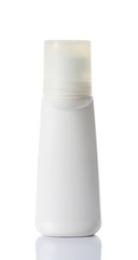 Roll-on deodorant isolated on white background