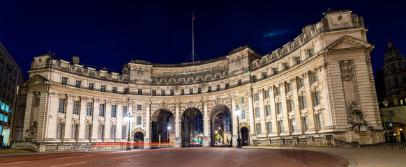 Admiralty Arch, a landmark building in London - England