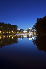 Вечерний городской пейзаж