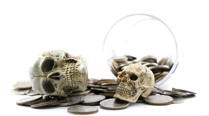 Still Life with a Skull concept on the art.
