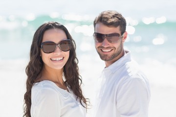 happy couple smiling