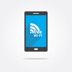 Free Wi-fi Phone Icon