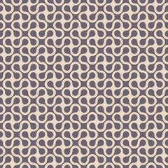 Simple curved geometric seamless pattern