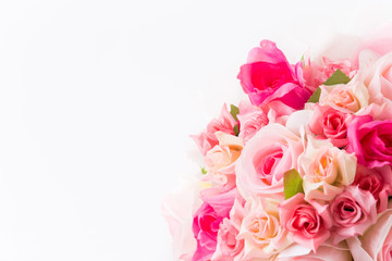 Obraz na płótnie Canvas rose bouquet flower
