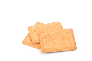 печенье, изолированных на белом фоне