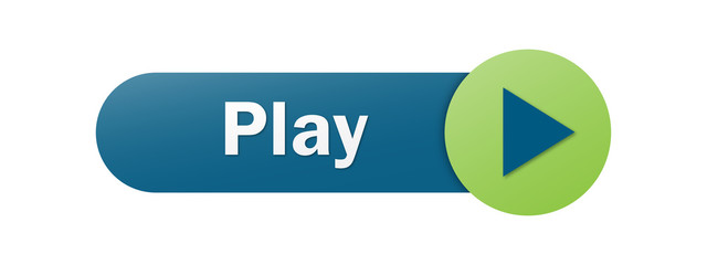 Green and Blue PLAY web button