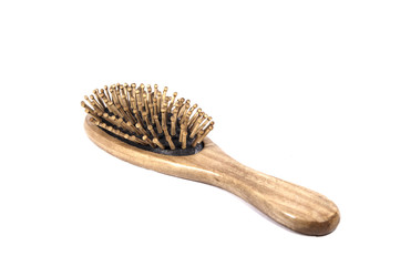 Comb a for hair isolated
