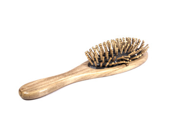 Comb a for hair isolated