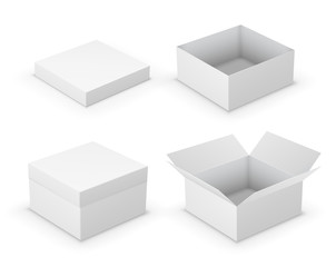 Open boxes