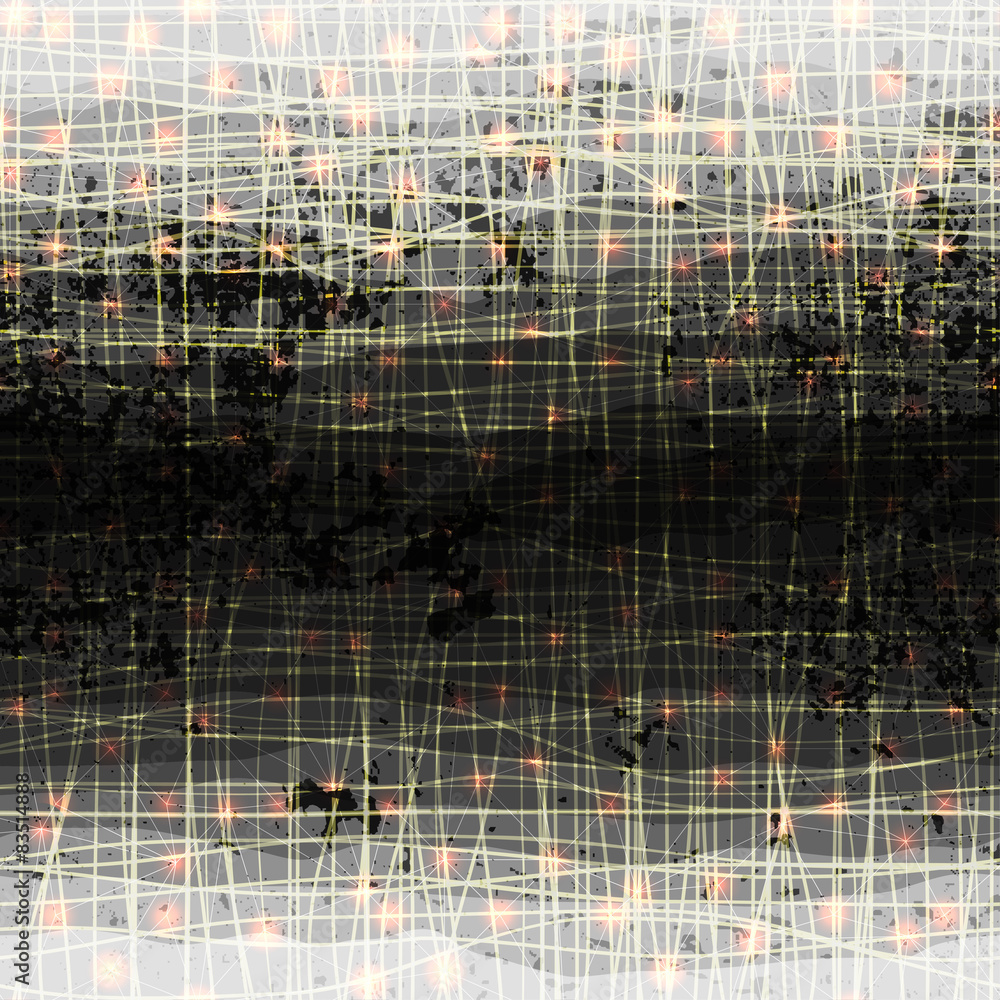 Poster abstract geometric pattern.