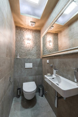 Interior of a bathroom