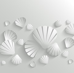 Sea shell background