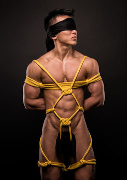 Model in bondage