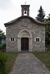 Fototapeta na wymiar Ancient Chapel of Santa Liberata