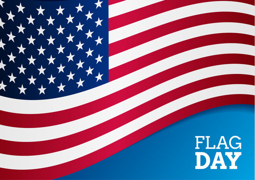 Flag day background