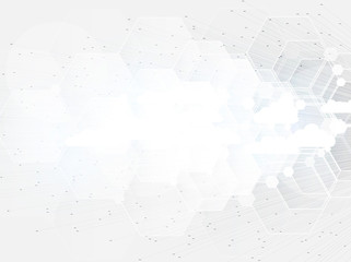 Integration technology with nature, sky. Best ideas for Business