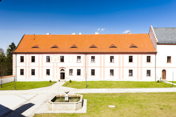 Fototapeta na wymiar premonstratensian monastery of Milevsko, Czech Republic