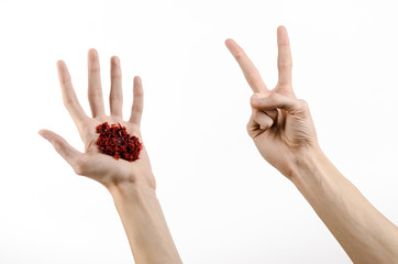 Bartender holding a clay bowl with tobacco for hookah 