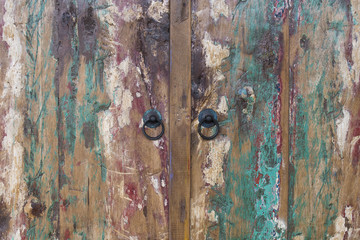 Old color wooden texture background