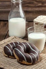 Chocolate covered donuts.