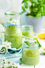 Healthy Organic Green Fruit smoothie 