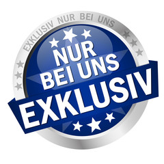 Button Nur bei uns - Exklusiv