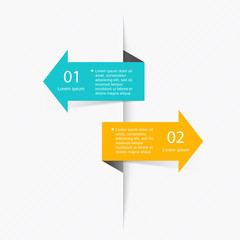 Vector colorful info graphics for your business presentations.