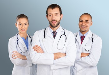 Fototapeta premium Doctor, Healthcare And Medicine, Group Of People.