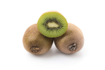 Obraz premium Kiwi fruit isolated on white background