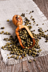 Green peppercorns