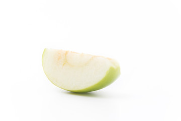 Green apple, isolated on white background
