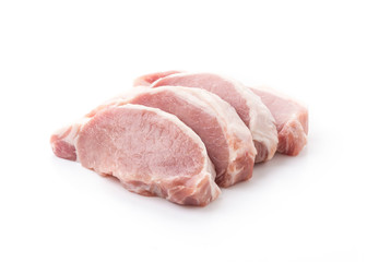 raw meat pork steak