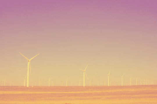 Turbines In The Desert Lomography