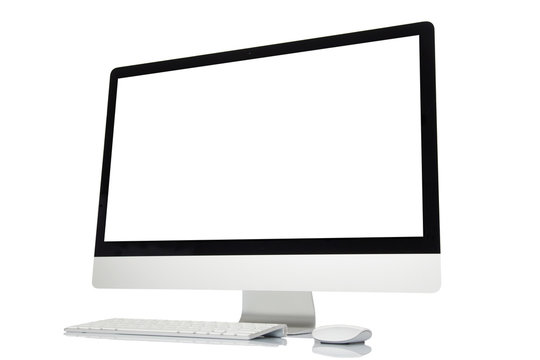 Computer screen isolated