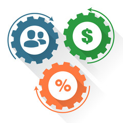 Affiliate program. Vector illustration concept.