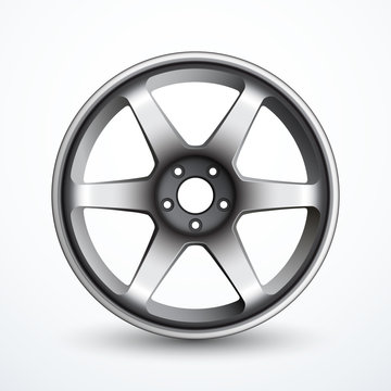Vector alloy wheel