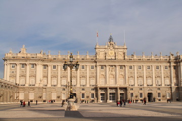 Fototapeta na wymiar Palais royal de Madrid, Espagne