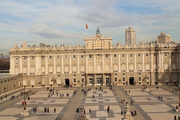 Fototapeta premium Palais royal de Madrid, Espagne