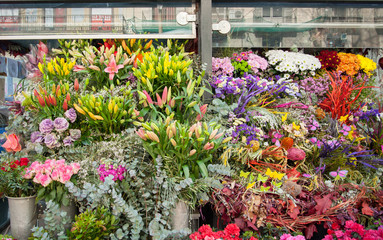 Flower shop showcase