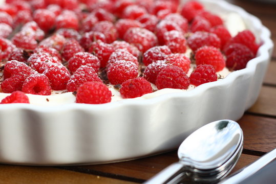 Raspberry trifle