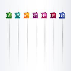 ラベル　アルファベット　縦