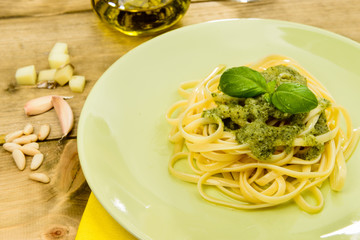 Pasta con pesto