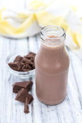 Fresh made Chocolate Milk