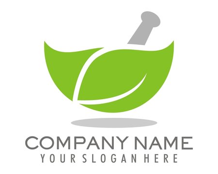 leaf silhouette logo image vector