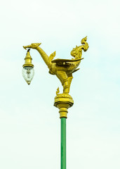 Fototapeta na wymiar Swan lamp