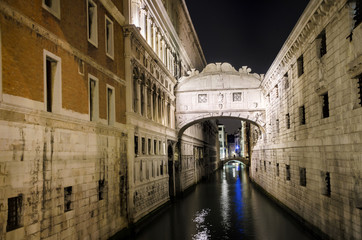 Fototapeta na wymiar Venice. The Bridge Of Sighs 