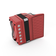 Retro accordion back view