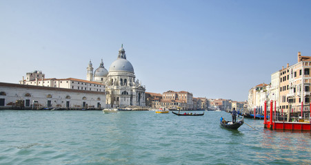 Fototapeta premium Grand Canal and Basilica Santa Maria della Salute, Venice